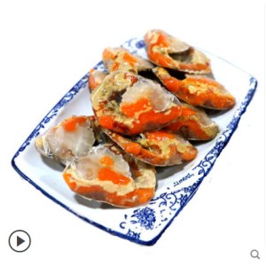 红膏咸蟹宁波特产舟山海鲜炝蟹醉蟹即食罐装野生梭子蟹酱蟹糊呛蟹